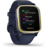 Часы GARMIN VENU SQ – MUSIC EDITION LIGHT GOLD ALUMINUM BEZEL WITH NAVY CASE AND SILICONE BAND 010-02426-12