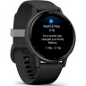 Часы GARMIN VIVOACTIVE 5 SLATE ALUMINUM BEZEL WITH BLACK CASE AND SILICONE BAND 010-02862-10