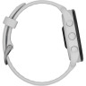 Смарт-часы GARMIN FORERUNNER 165 MUSIC, силиконовый ремешок цвета туманно-серый/белый камень 010-02863-31